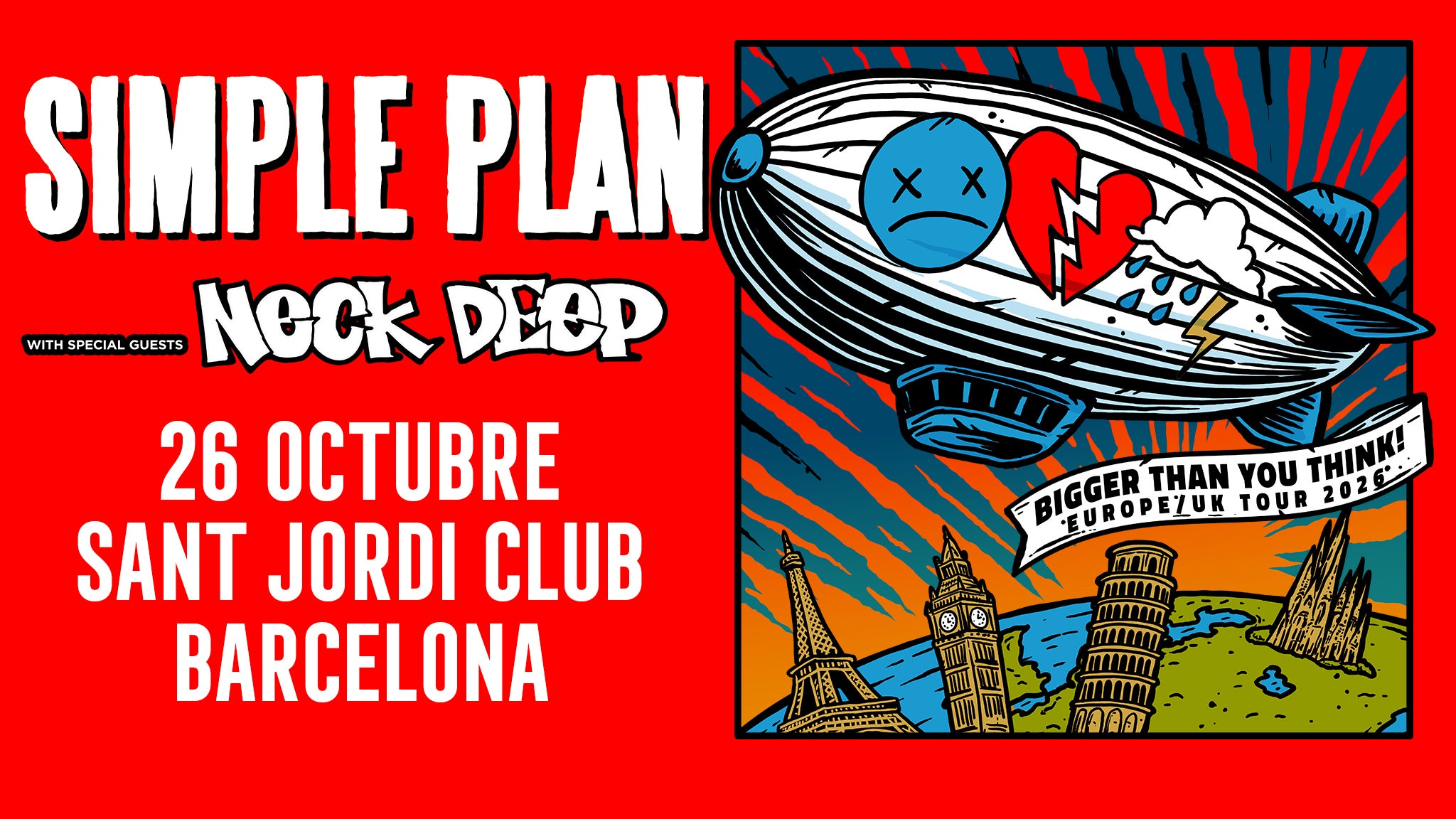 Simple Plan - Conciertos en Barcelona