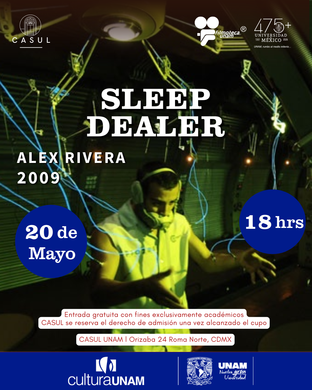 Cineclub: Sleep Dealer - Arte y Museos en Ciudad de México