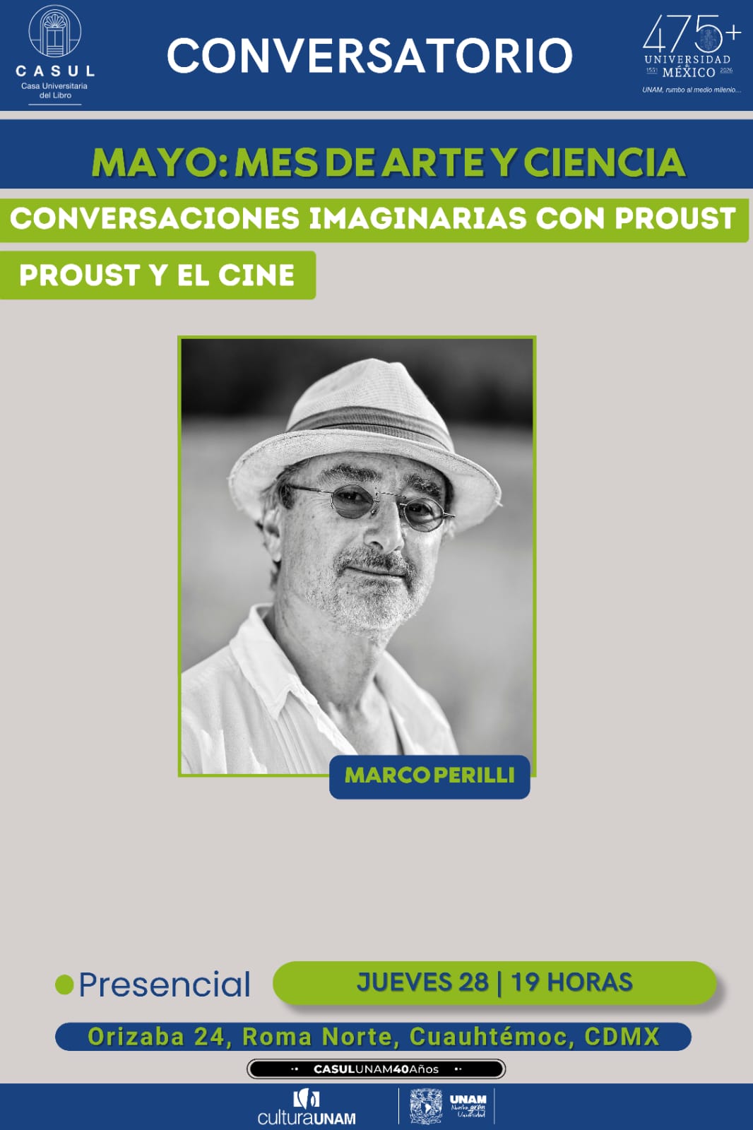 Conversaciones imaginarias con Proust y el cine - Arte y Museos en Ciudad de México