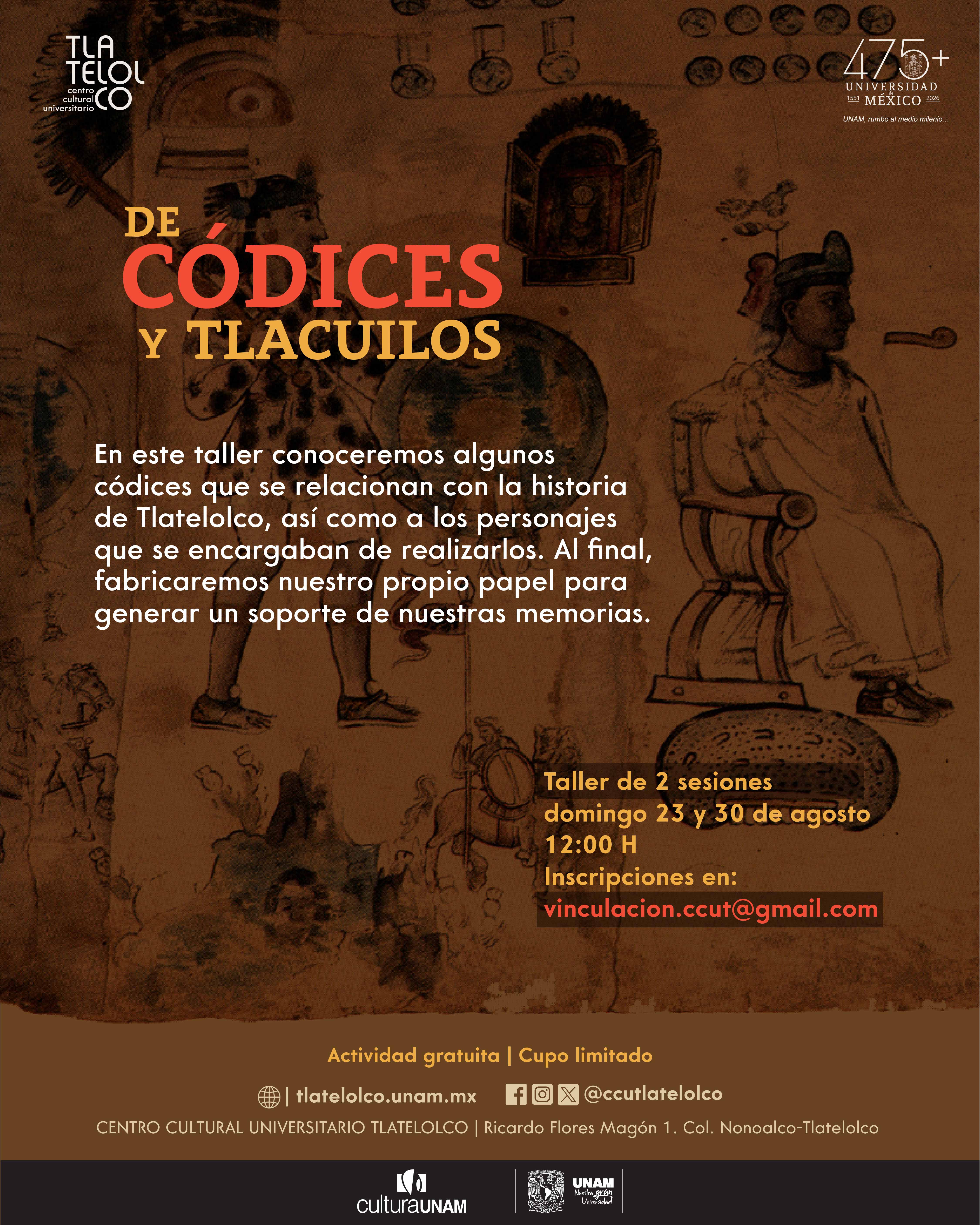 De códices y tlacuilos - Bienestar en Ciudad de México