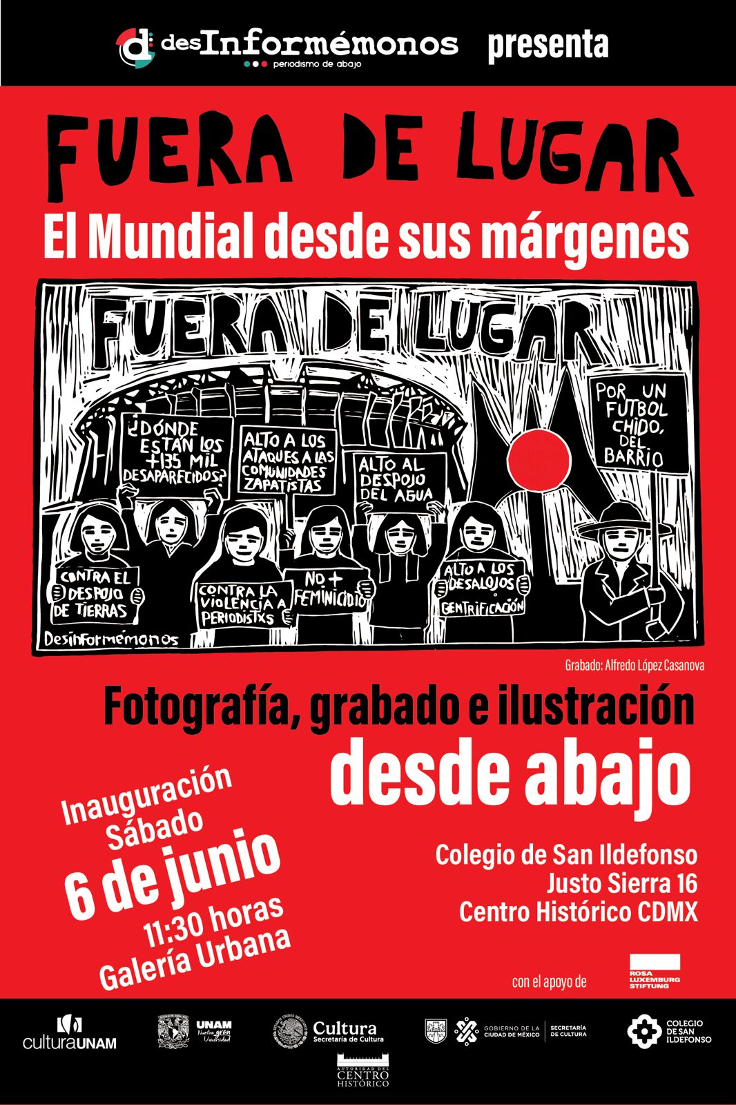 Fuera de lugar. El Mundial desde sus márgenes - Arte y Museos en Ciudad de México