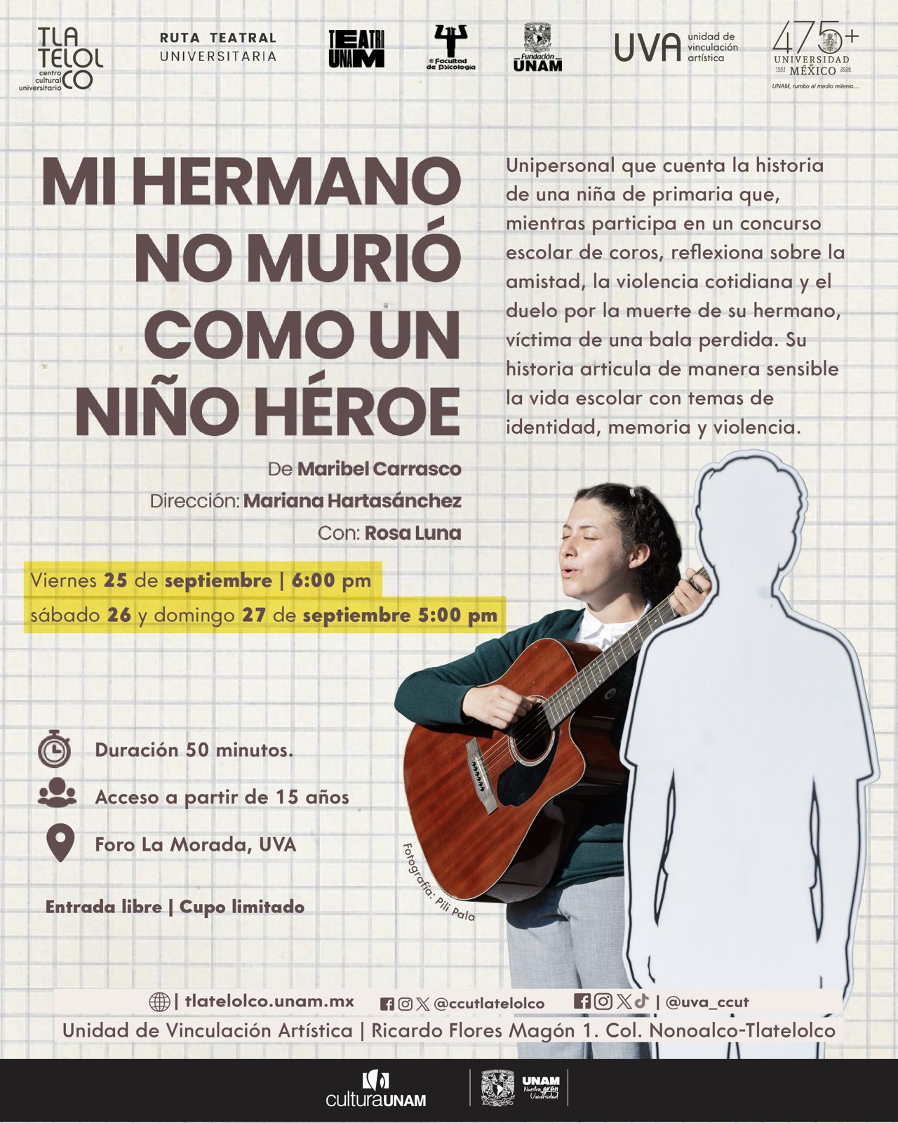 Mi hermano no murió como NIño Héroe