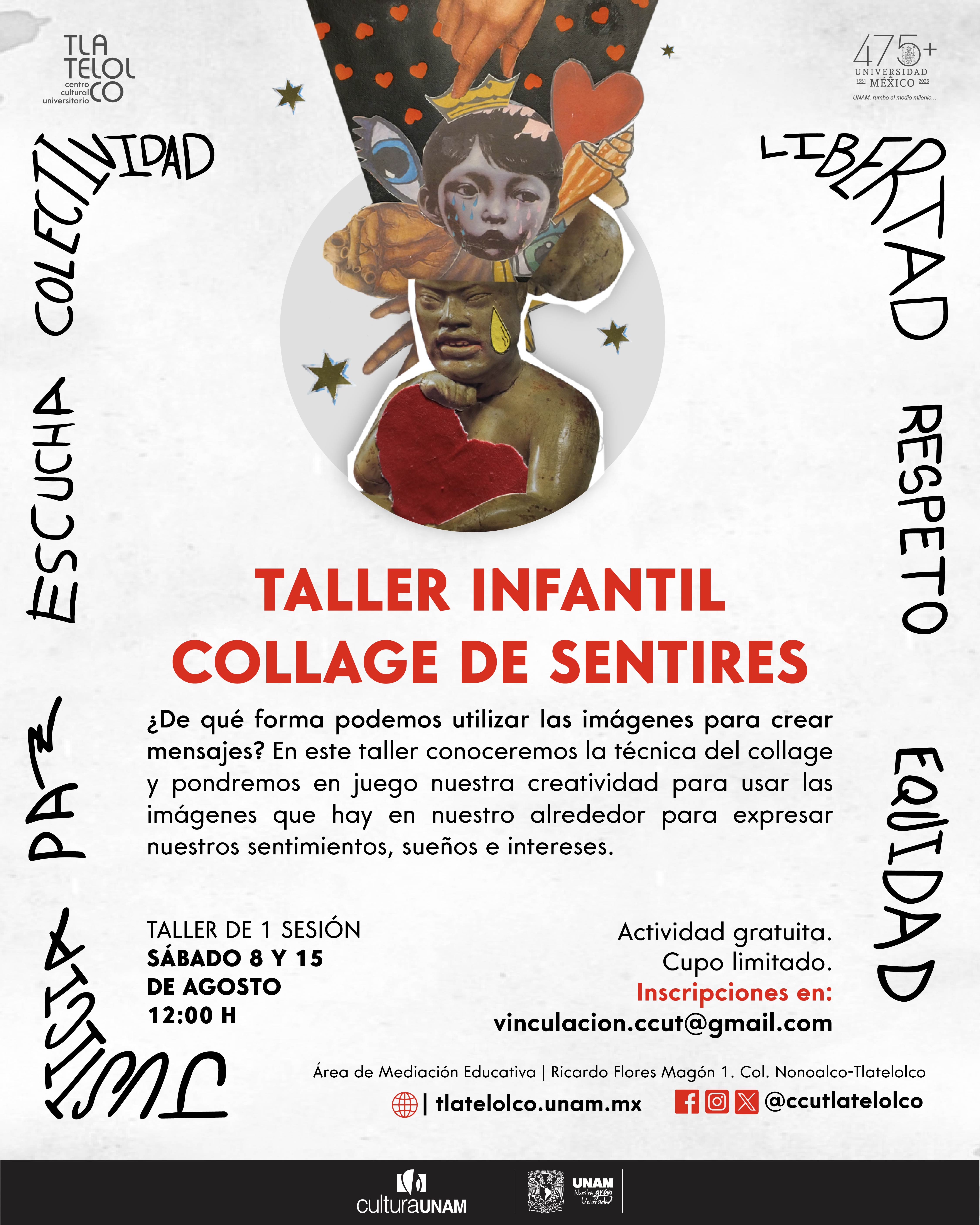 Taller Infantil Collage de sentires - Bienestar en Ciudad de México