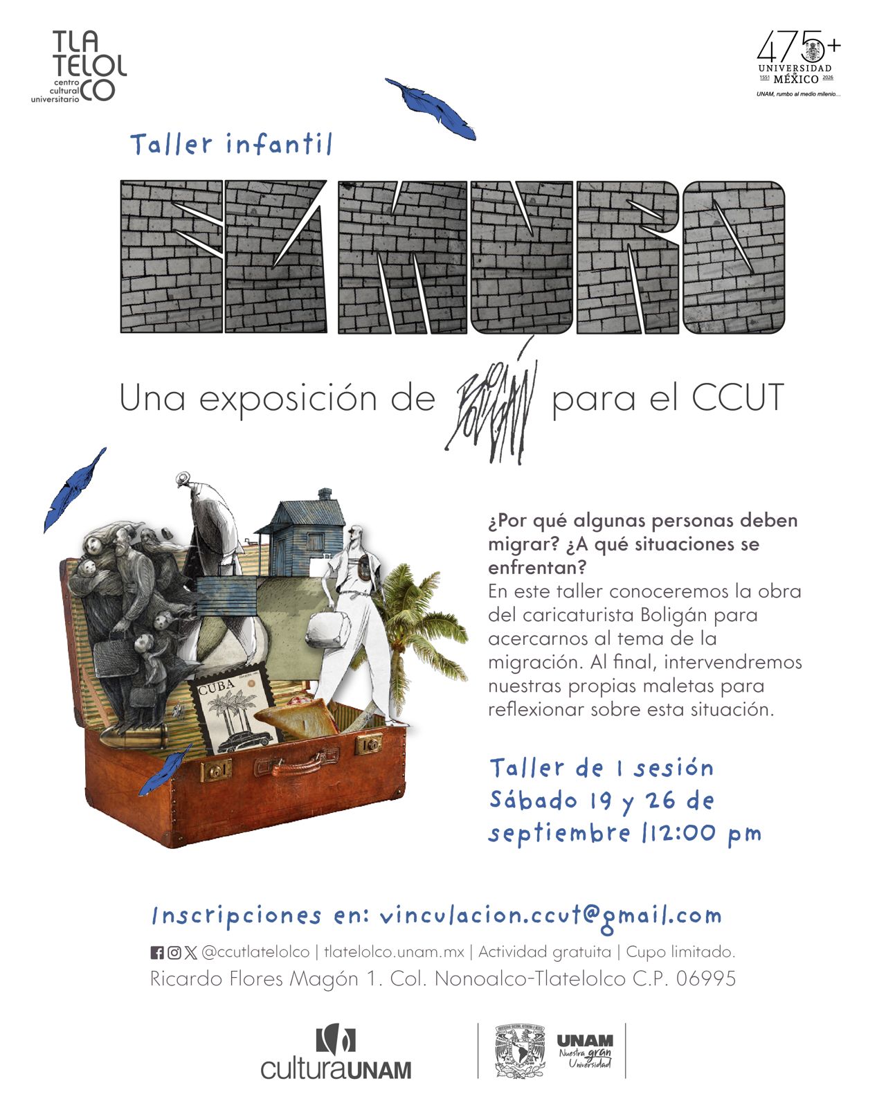 Taller infantil: El muro - Bienestar en Ciudad de México