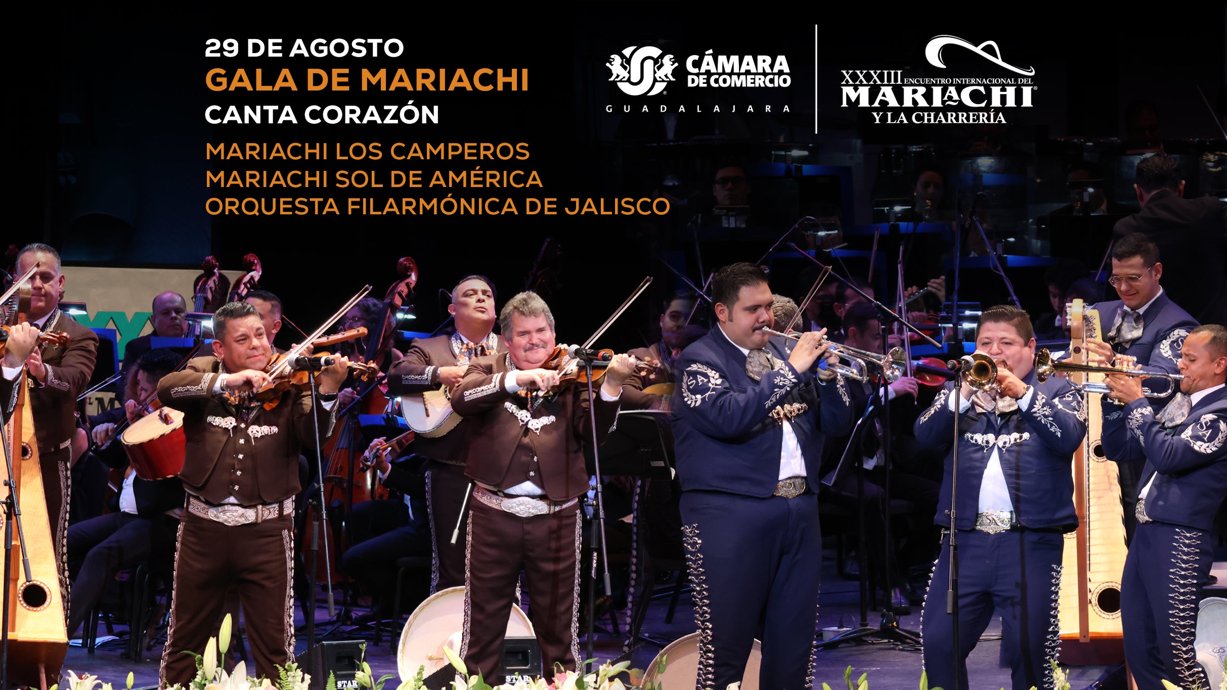 Galas de mariachi "canta corazón - Conciertos en Guadalajara