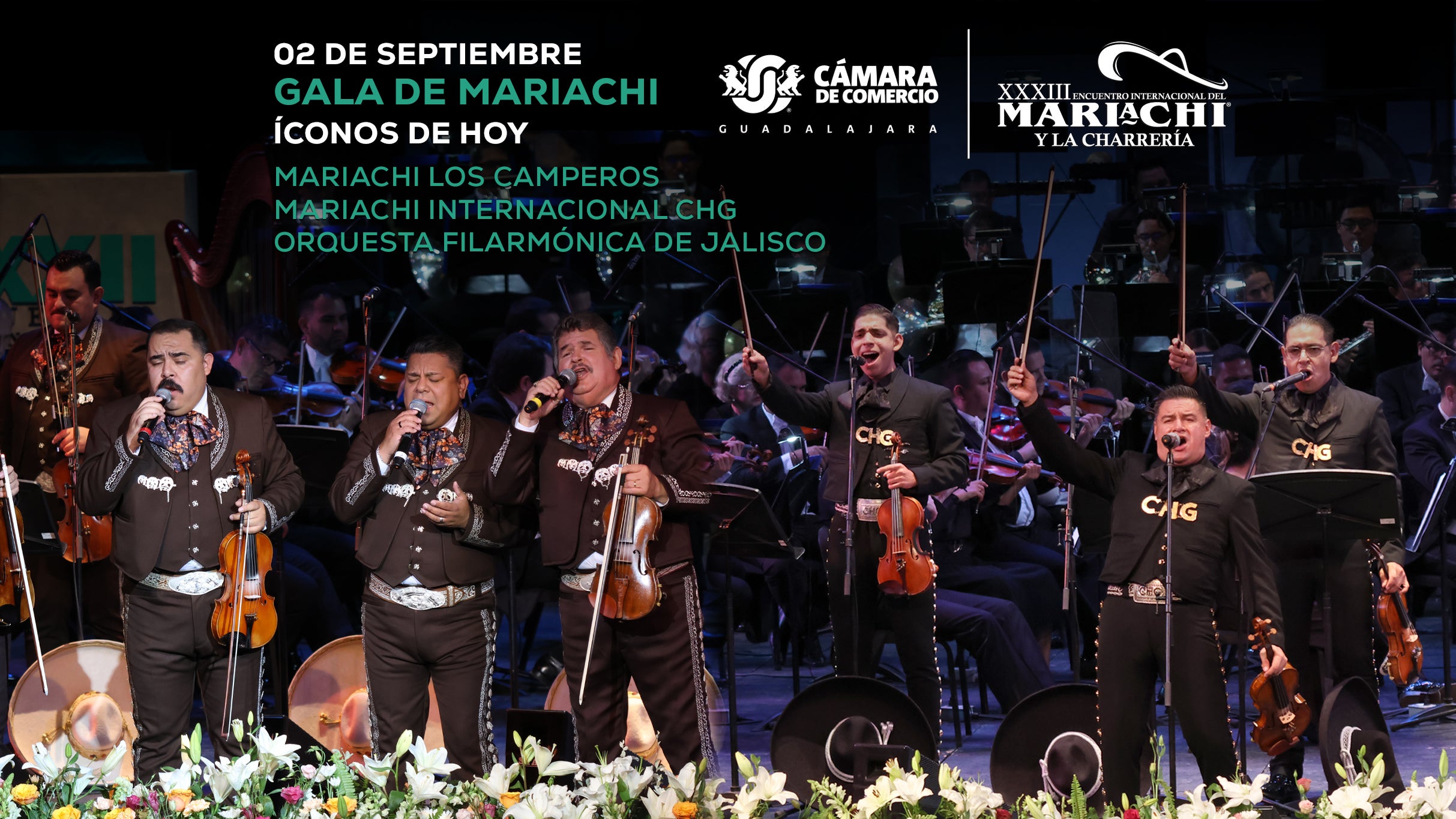 Galas de mariachi "íconos de hoy" - Conciertos en Guadalajara