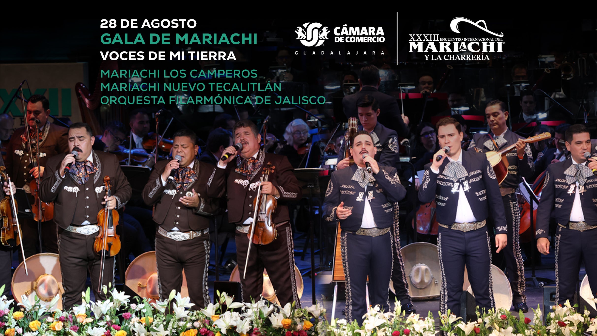 Galas de mariachi voces de mi tierra - Conciertos en Guadalajara