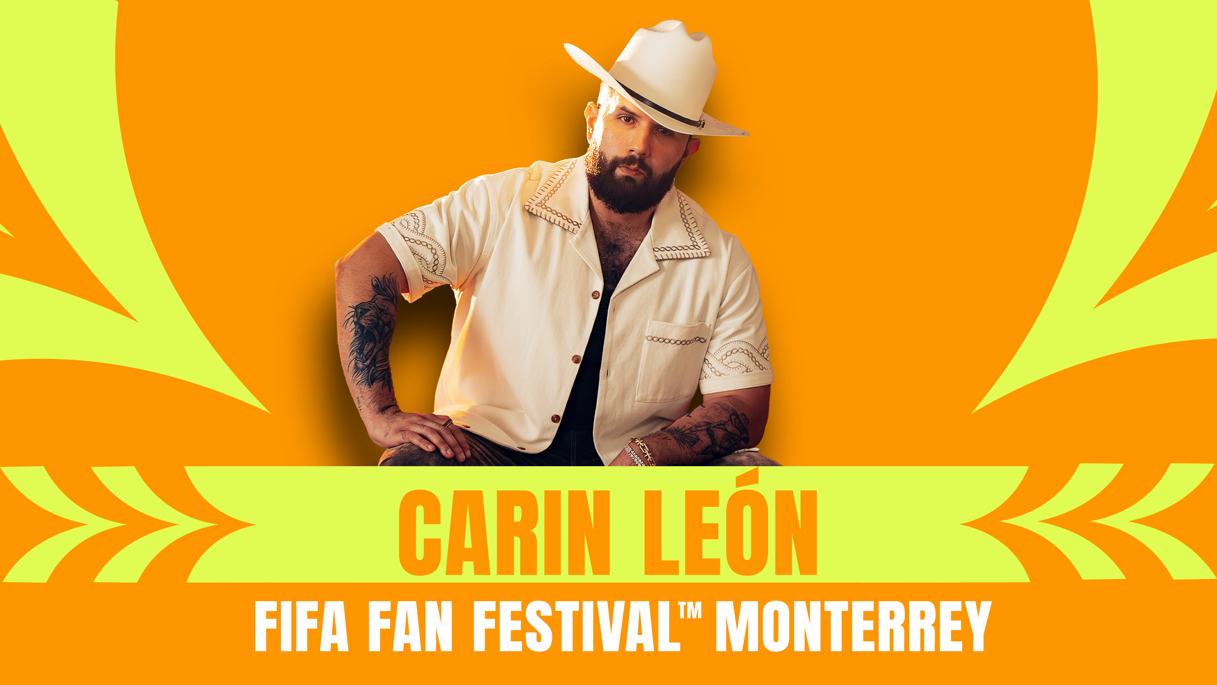 FIFA Fan Festival Monterrey - Carin León (General Plus) - Conciertos en Monterrey