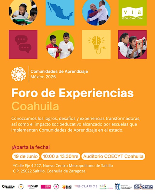 Foro de Experiencias Comunidades de Aprendizaje Coahuila 2026 - Tours en Monterrey