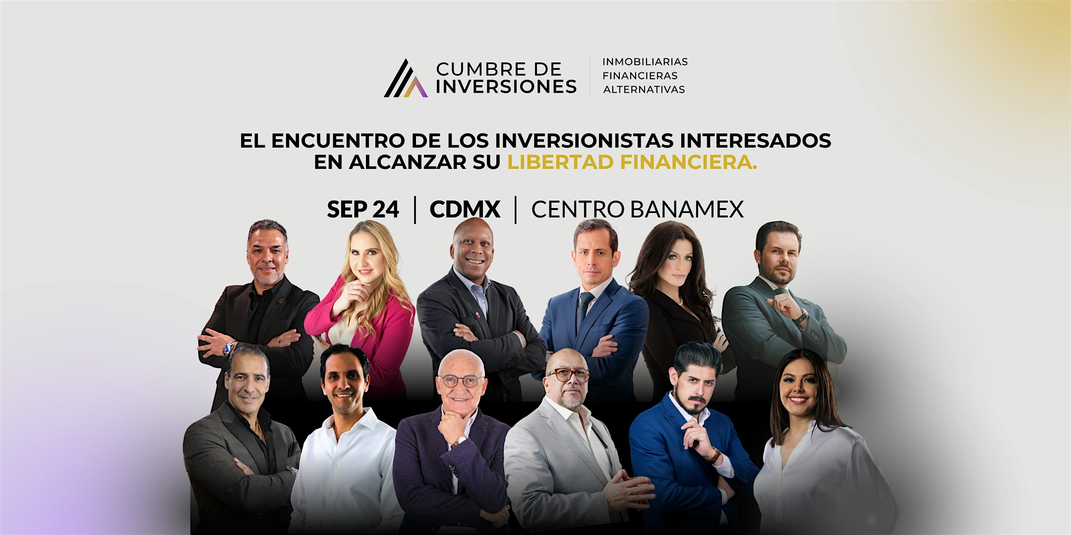 Cumbre de Inversiones 2026 - Tours en Ciudad de México