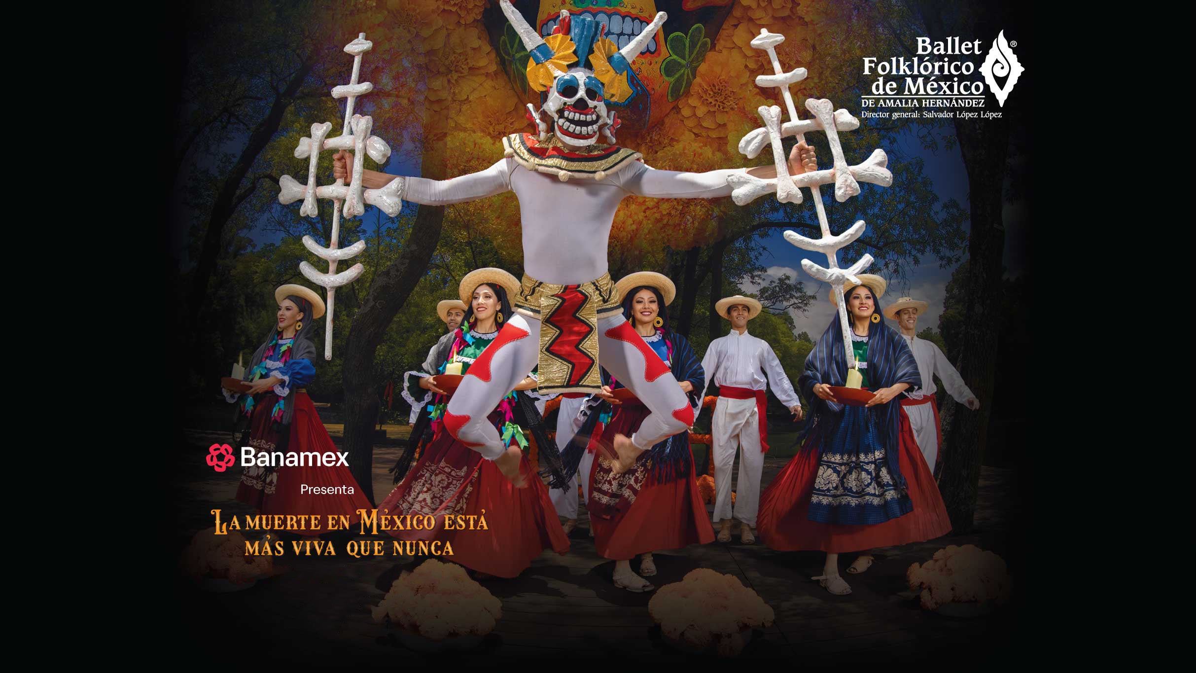 La muerte en México está más viva que nunca. Ballet Amalia Hernandez - Teatro en Ciudad de México