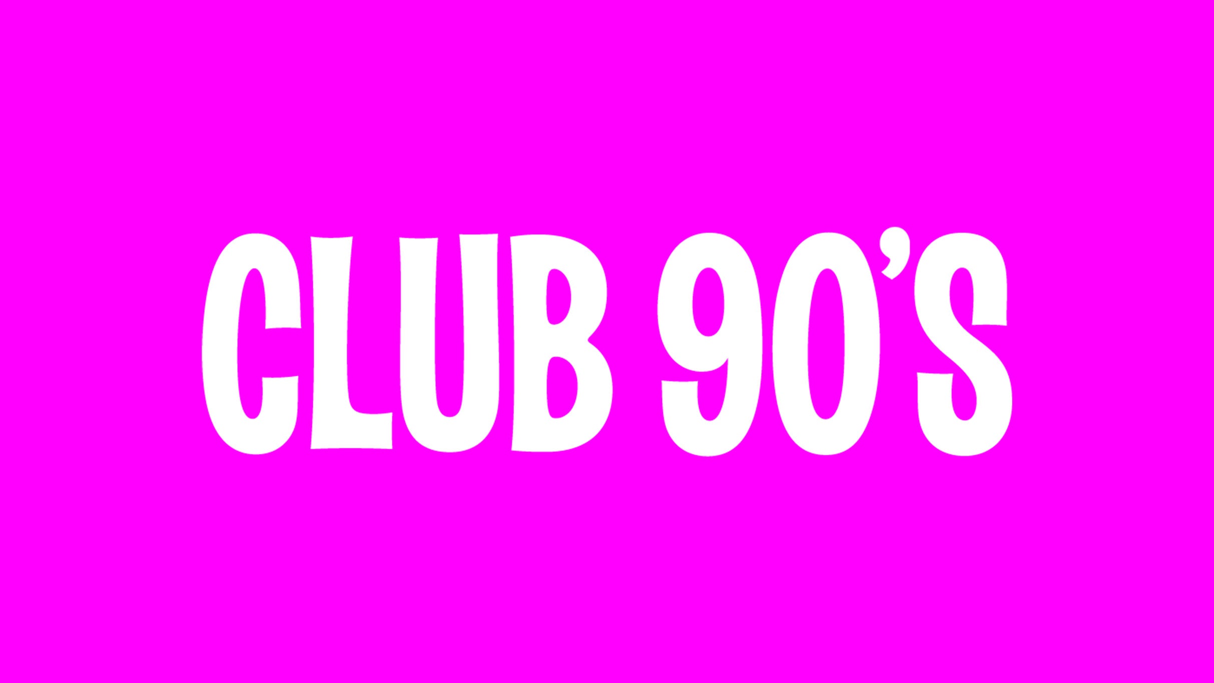 Club 90's: Michael Jackson Night (18 and Over)